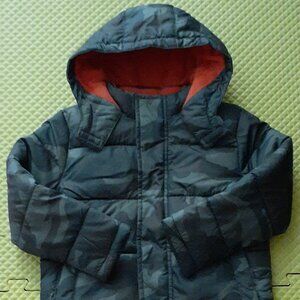 NEW Lightweight Quick Dry Fleece Lined Hooded Camouflage Puffer Jacket